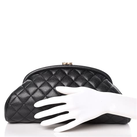 chanel timeless cuir caviar|Chanel Caviar Quilted Timeless Clutch Black .